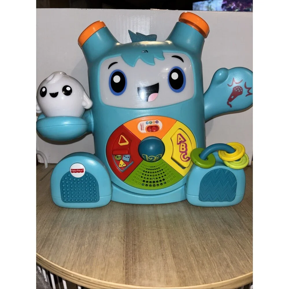 BIG Fisher-Price Dance & Groove Rockit Interactive Learning Toy yeti Recorder